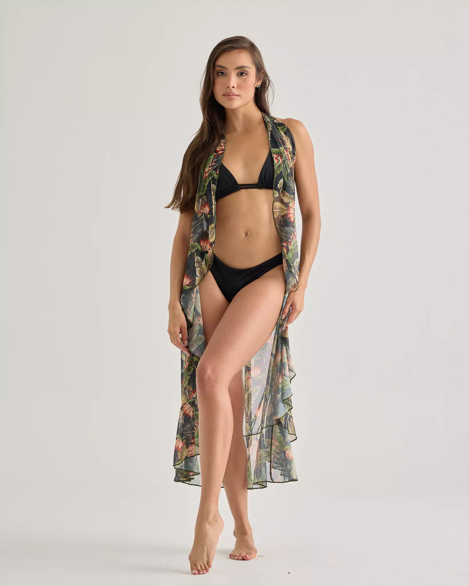 Encanto Long Mesh Kimono