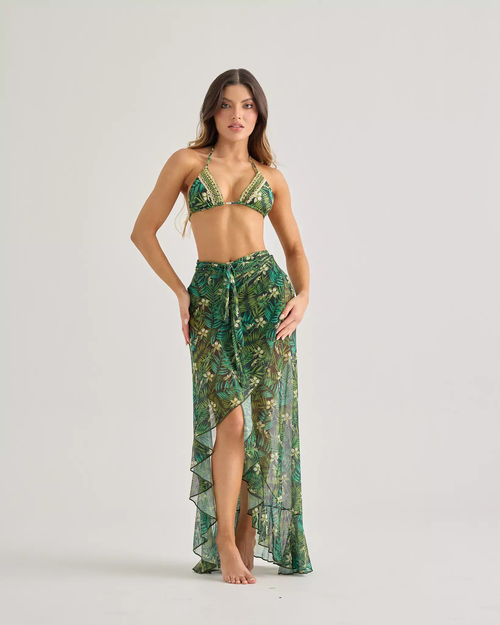 Amazonia Tropical Sarong Skirt Skirt