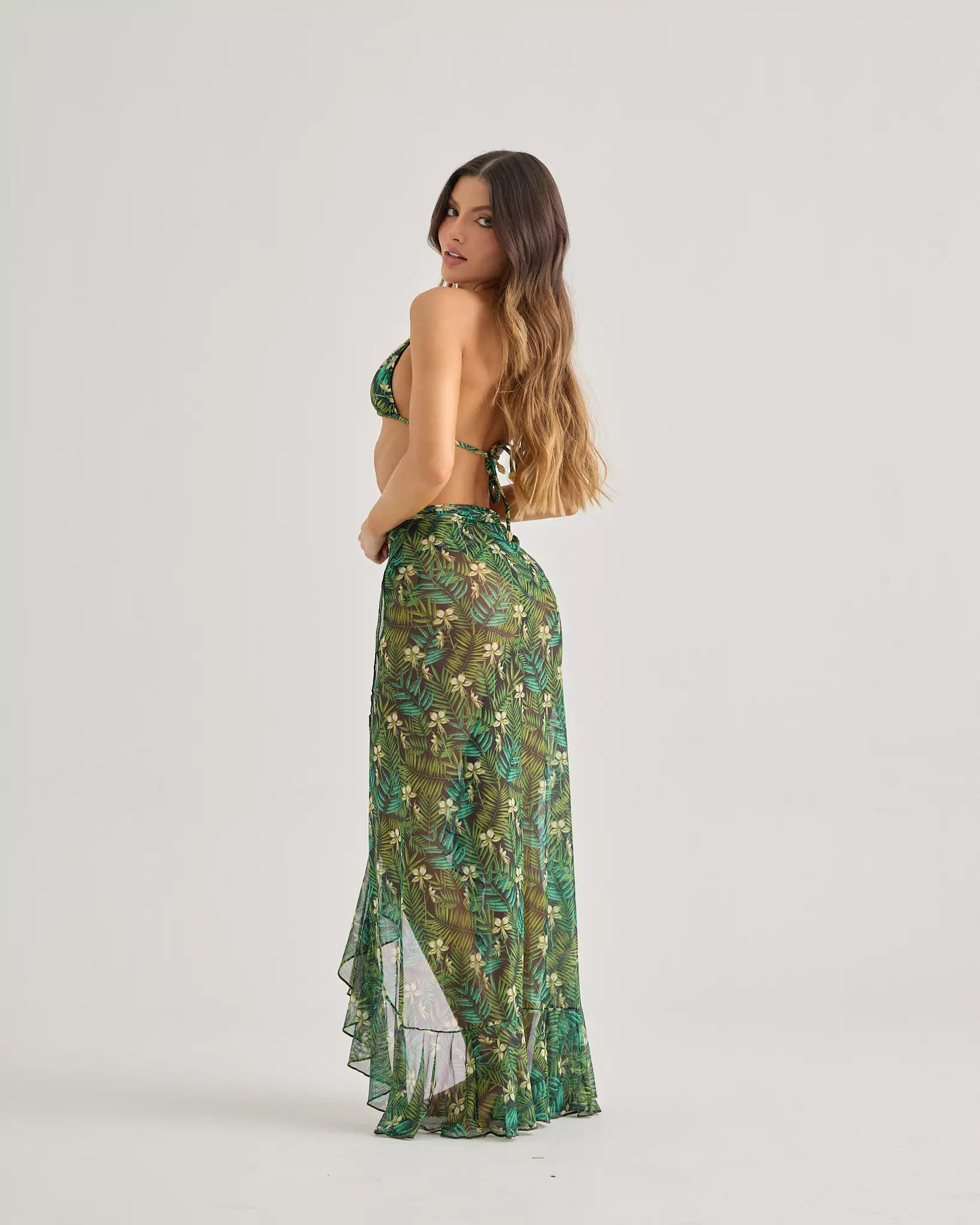 Amazonia Tropical Sarong Skirt Skirt
