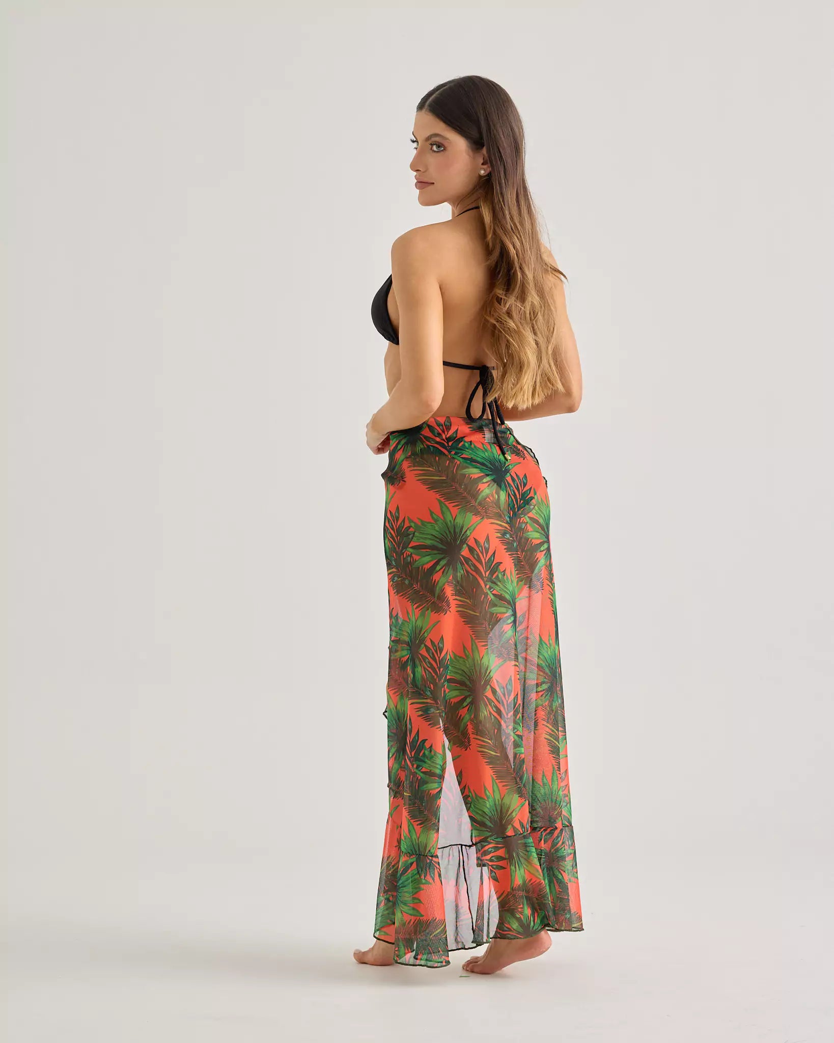 Bora Bora Printed Long Resort Skirt