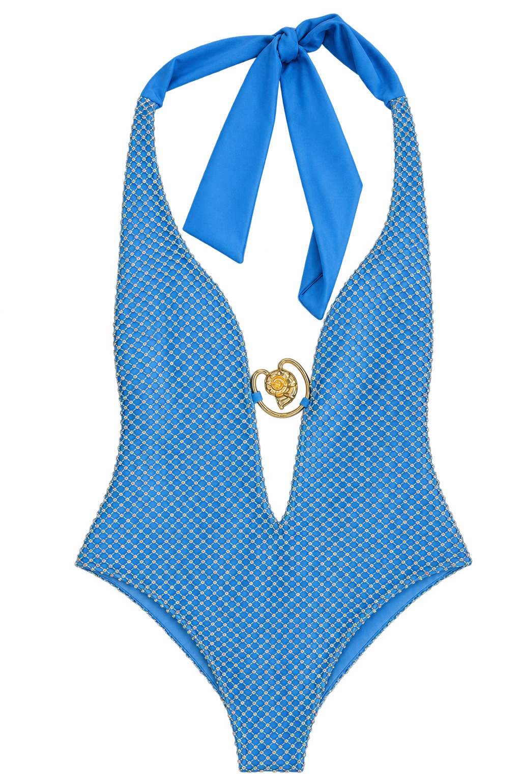 Baby blue Crystal one piece