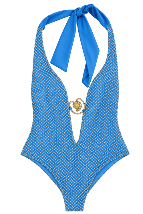 Baby blue Crystal one piece