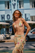 Sunset Orchid Long Skirt