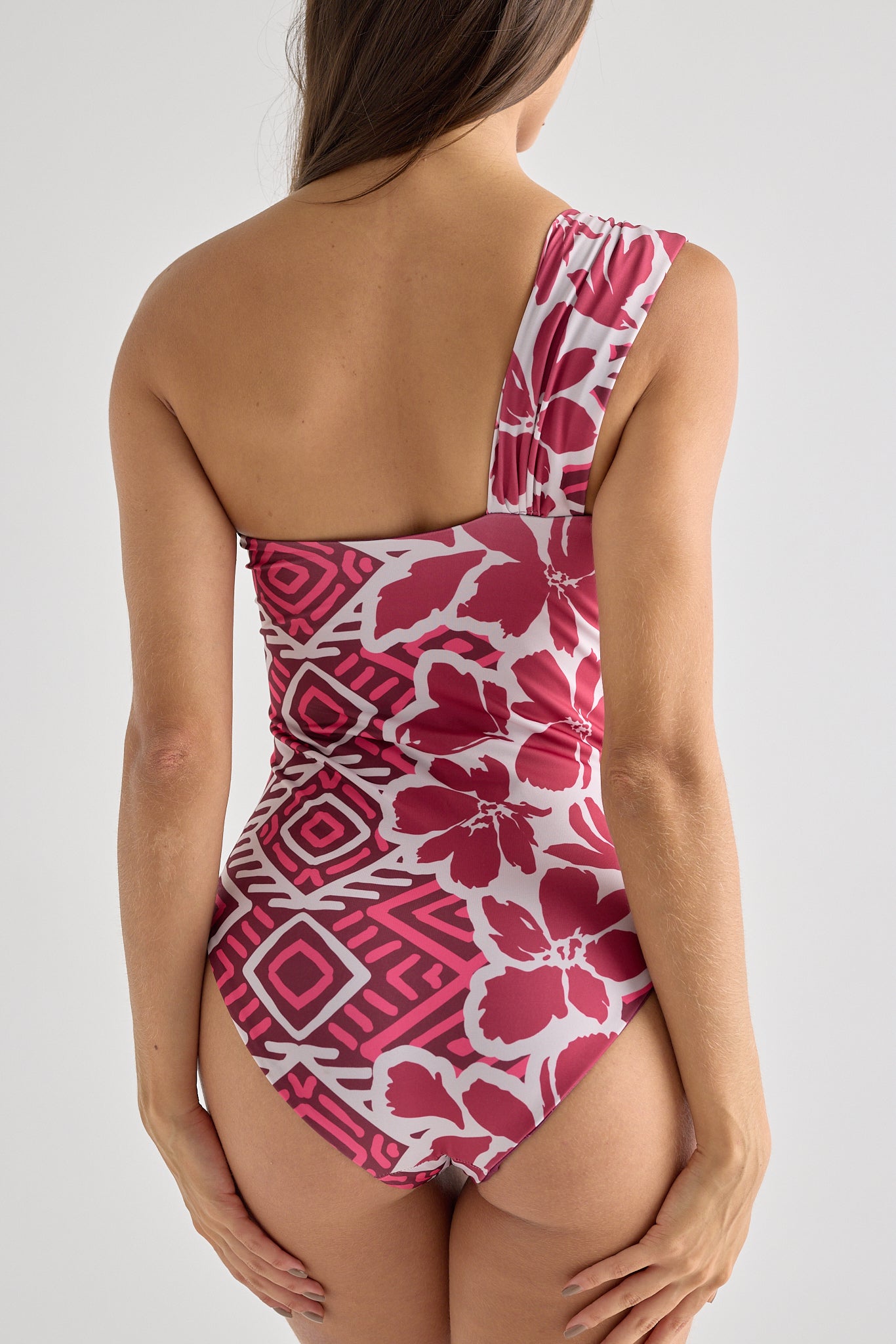 Flora Del Mar reversible asymmetric one piece