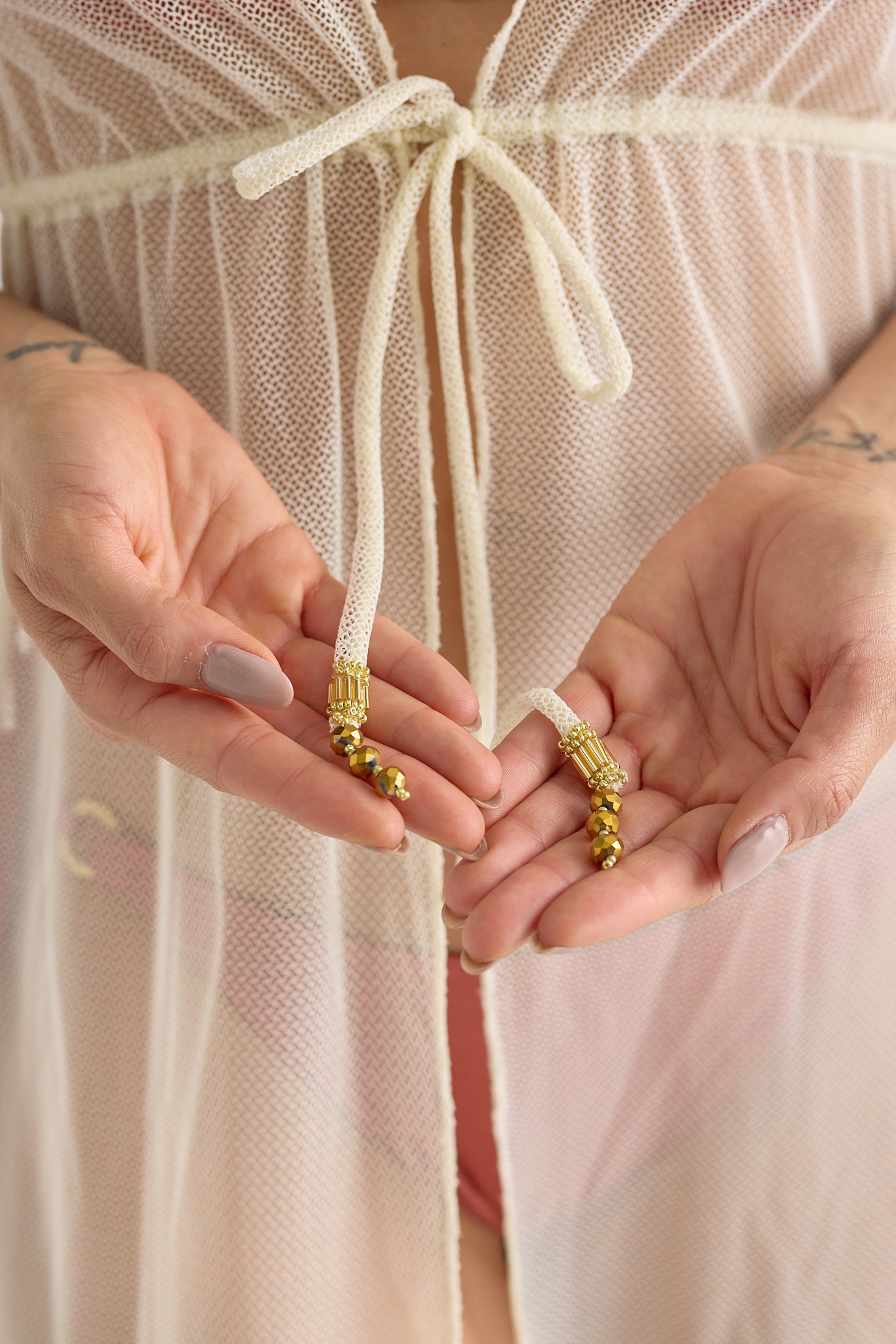 Sahara White Long Cardigan
