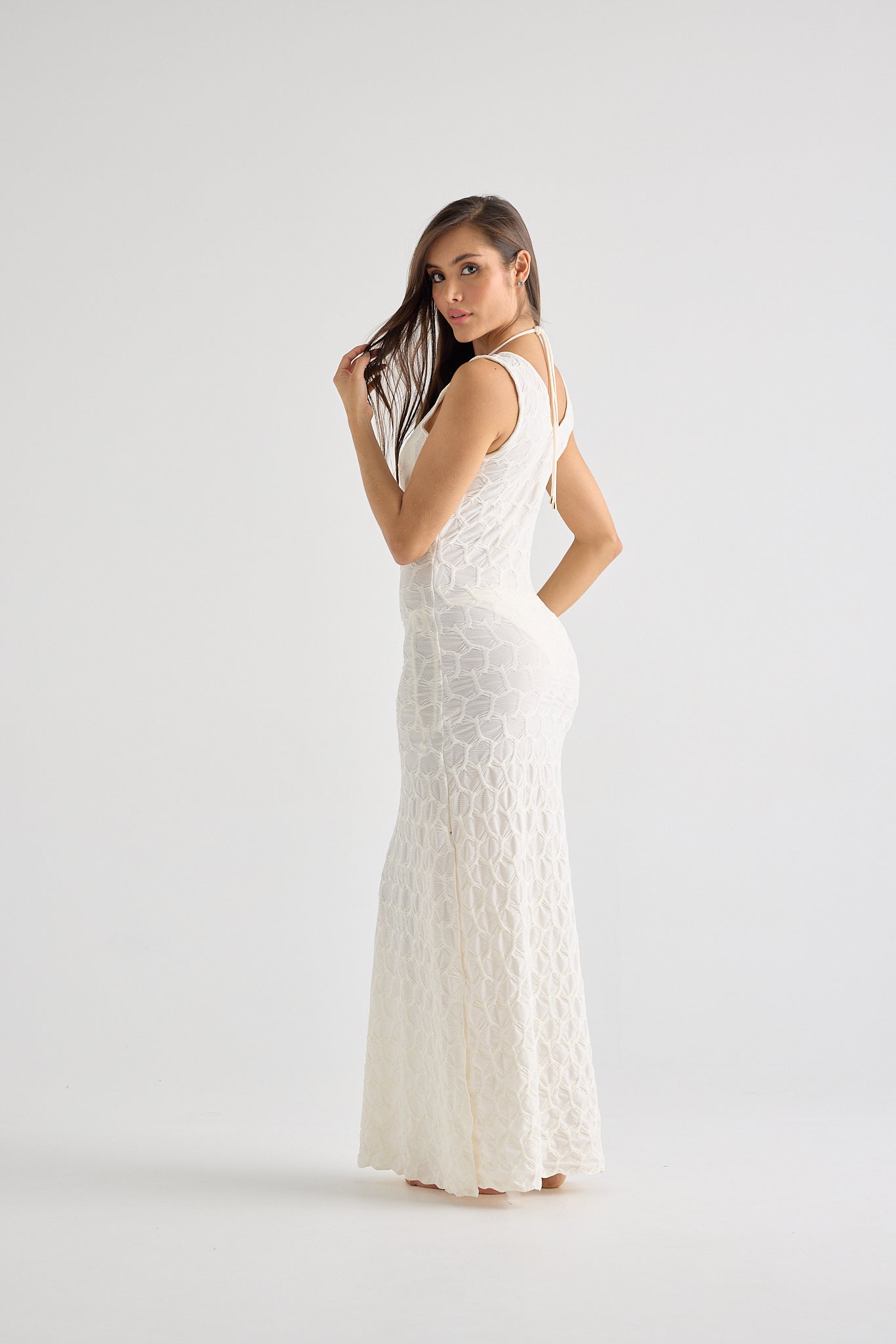 Midnight white Dress