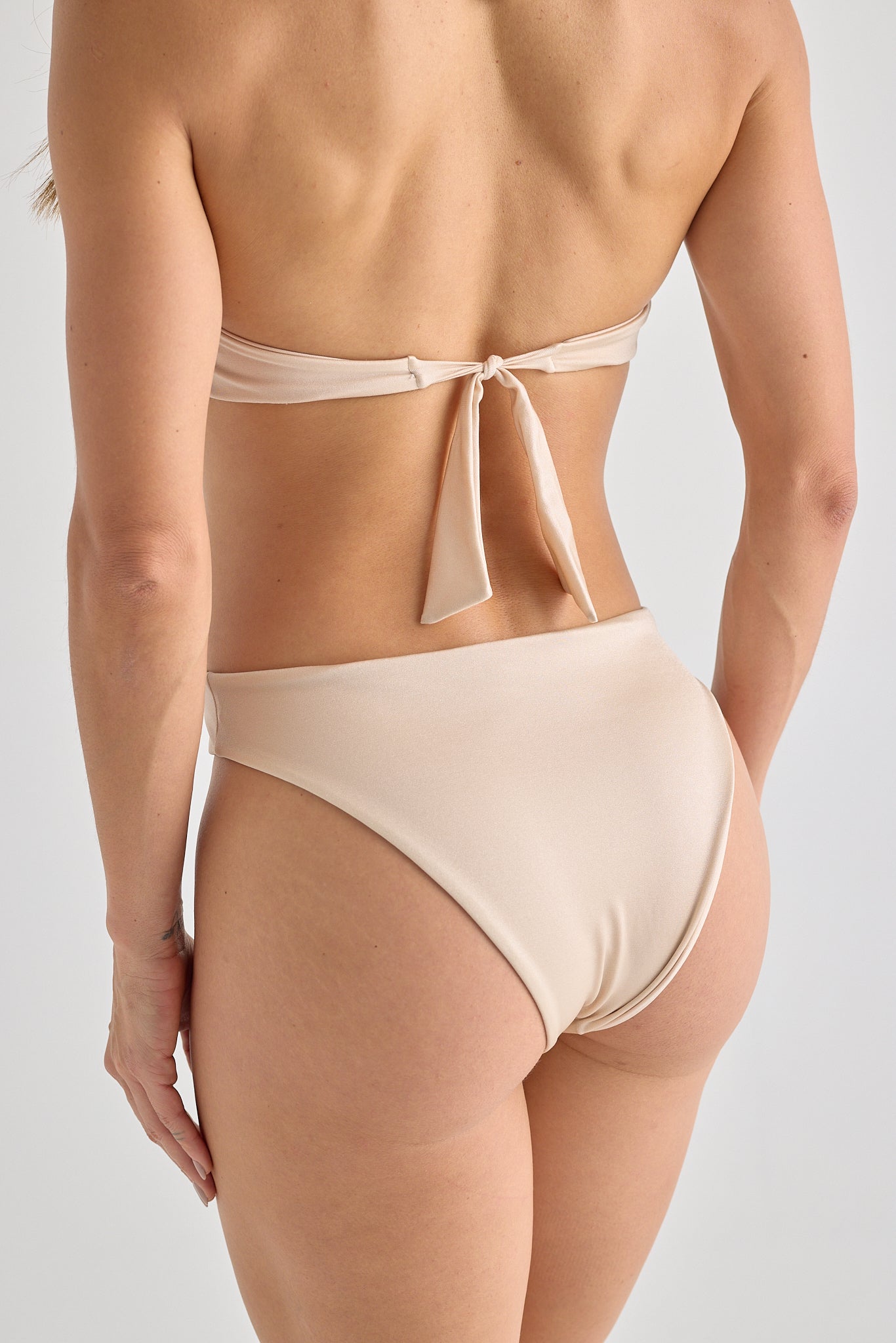 Champagne Cut-Out Trikini