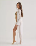 White Sahara Long Cover-Up