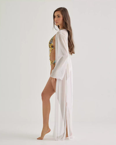 White Sahara Long Cover-Up