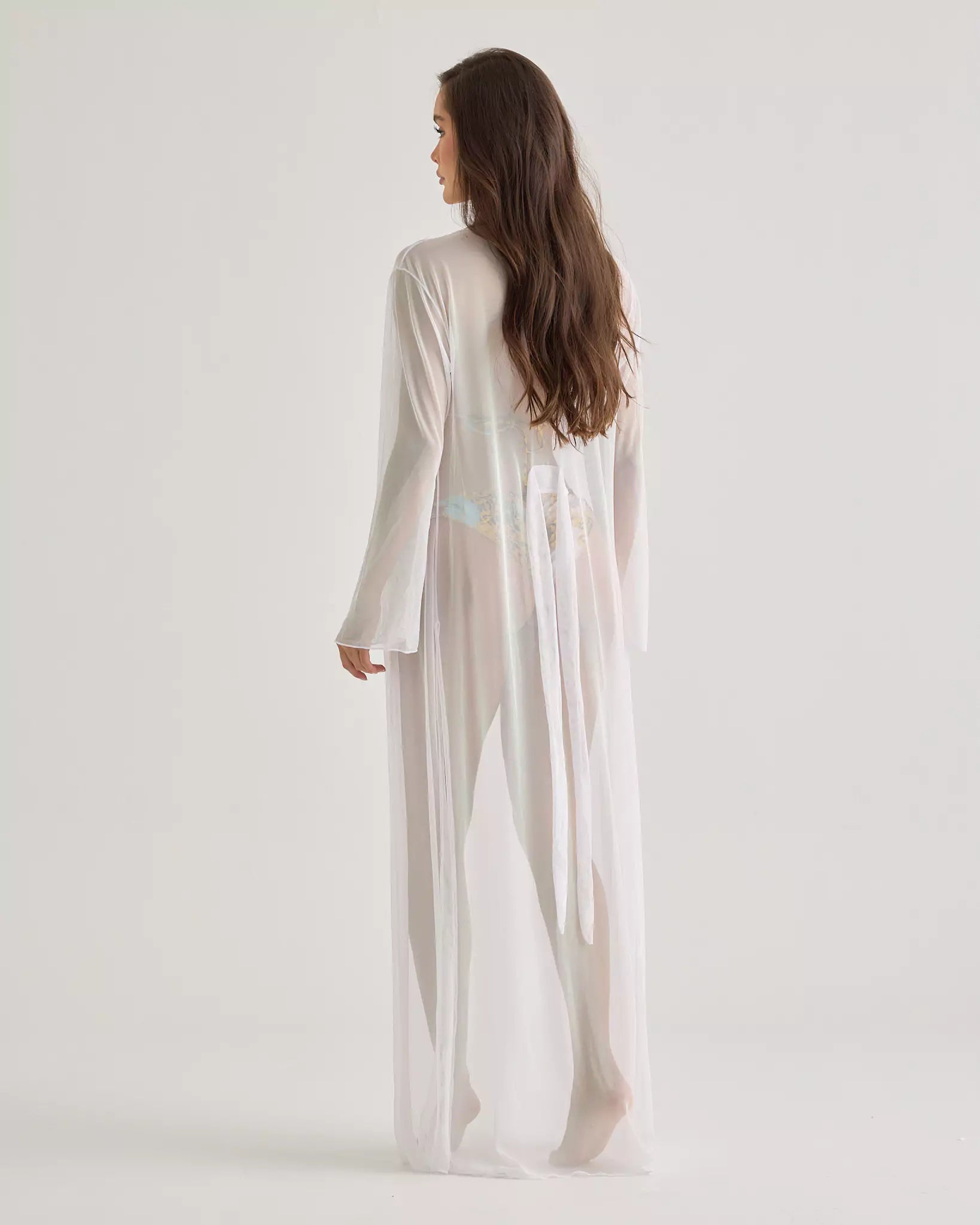 White Sahara Long Cover-Up