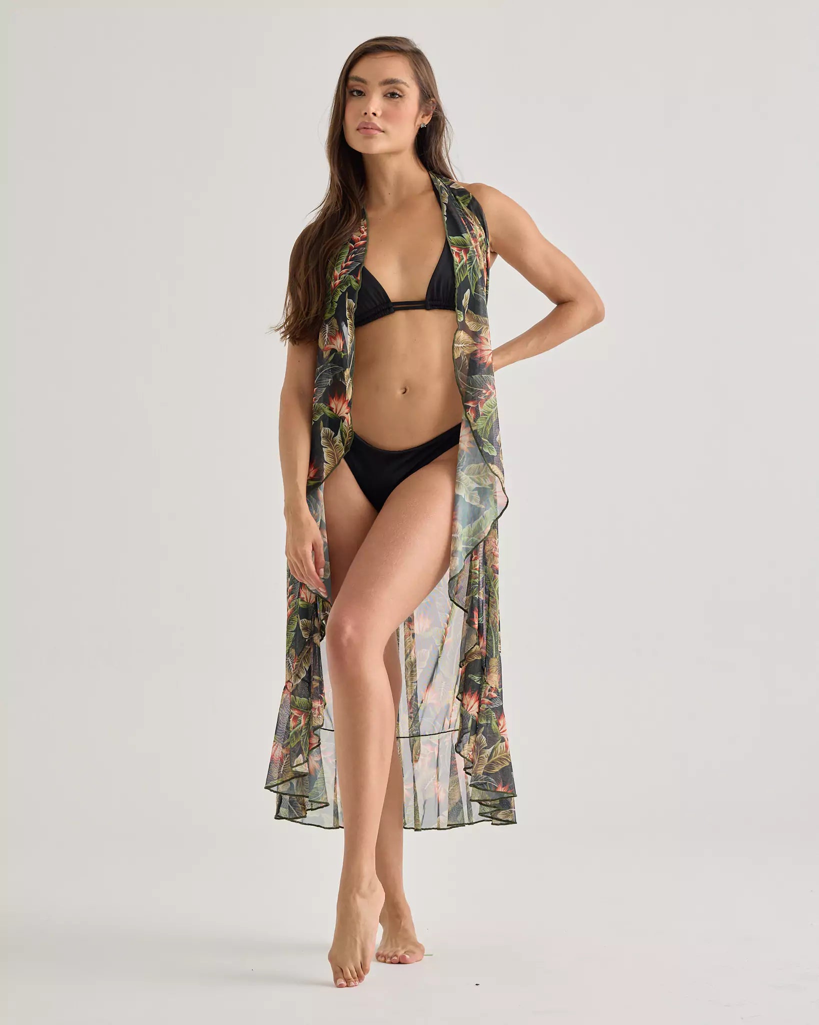 Encanto Long Mesh Kimono
