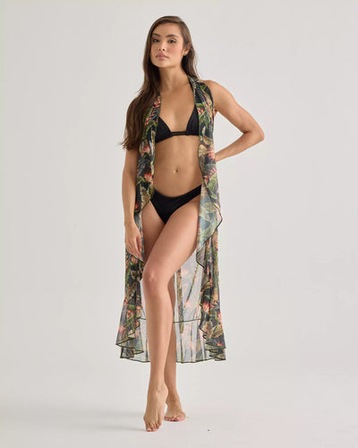 Encanto Long Mesh Kimono - segunda imagen