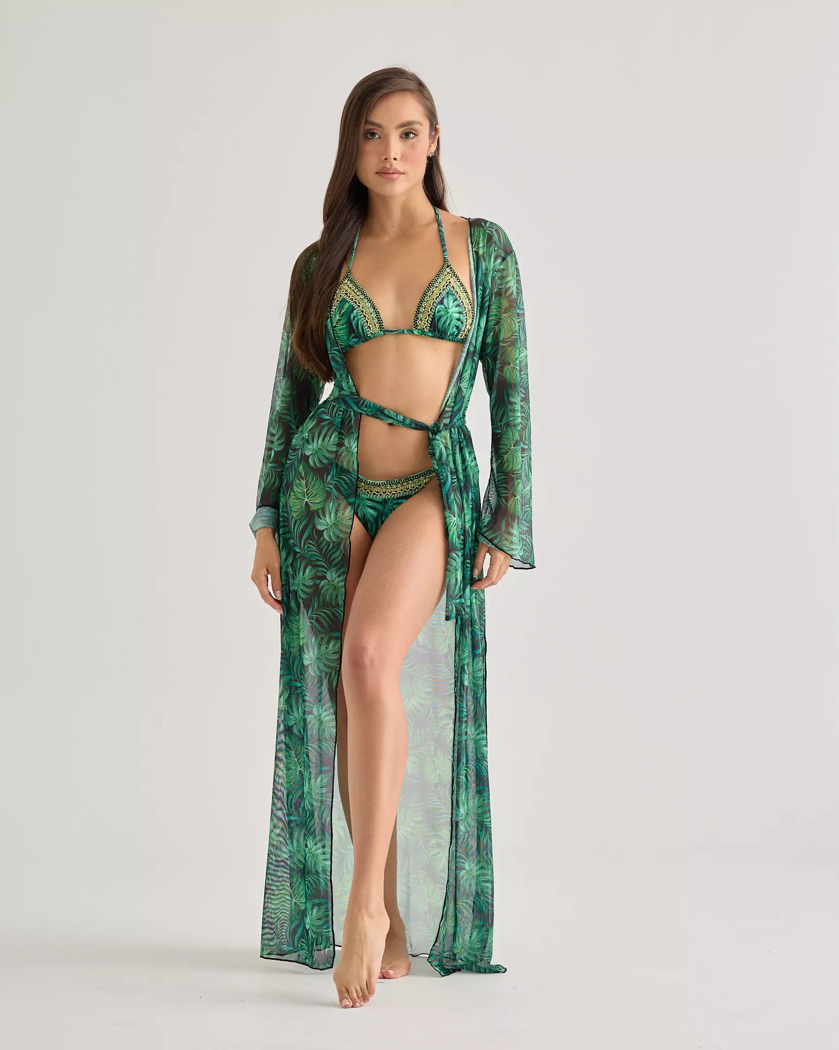 Tropic Long Kimono