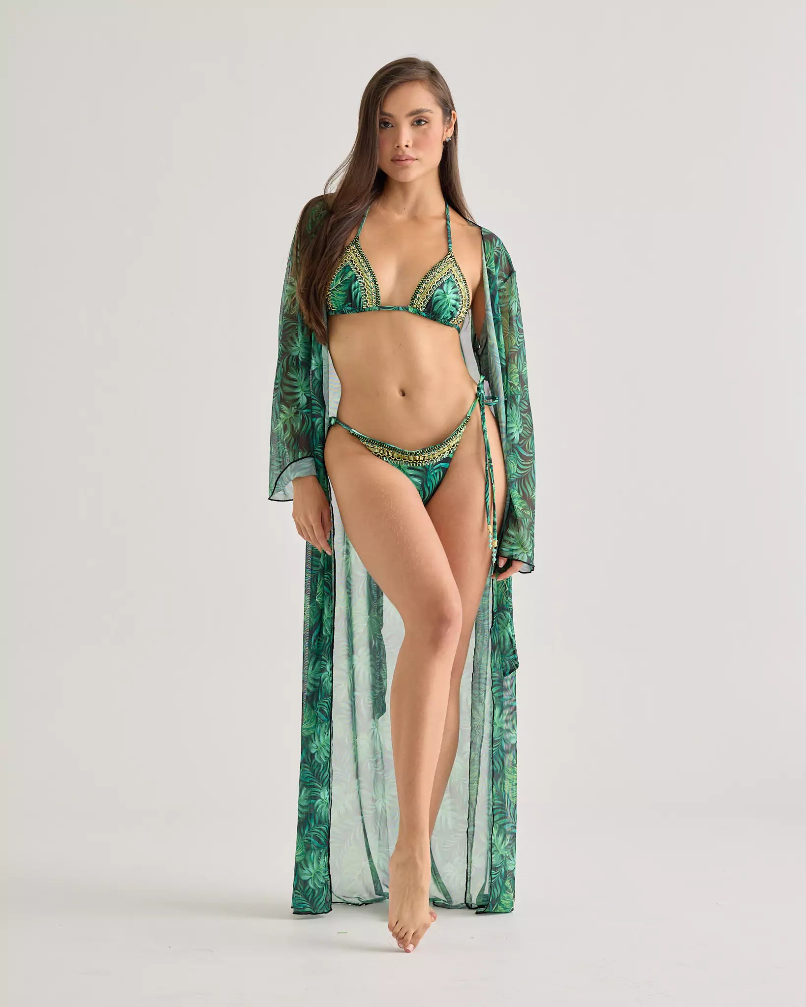 Tropic Long Kimono