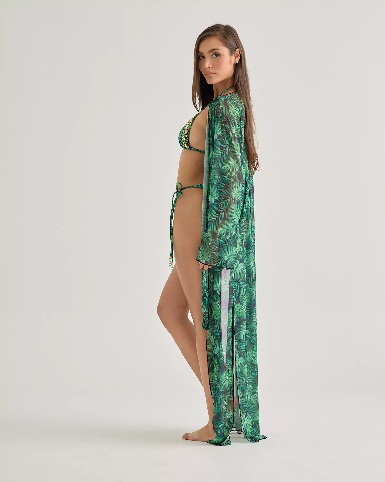 Tropic Long Kimono