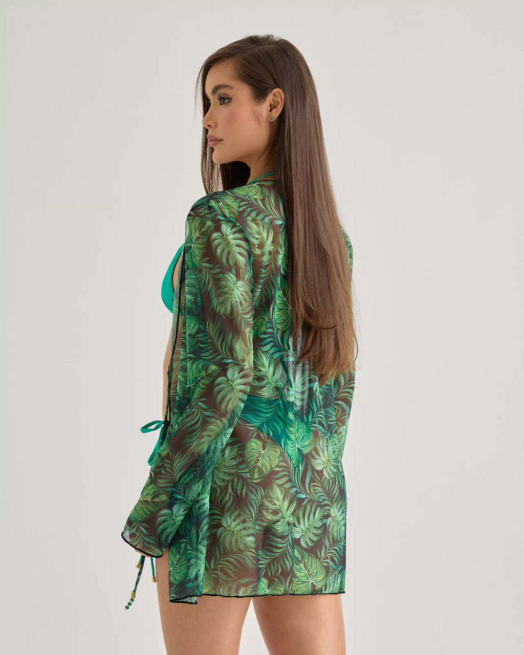 Tropic Long Sleeve Mesh Cardigan