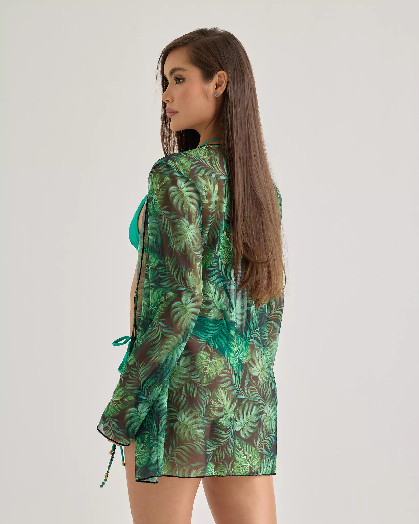 Tropic Long Sleeve Mesh Cardigan