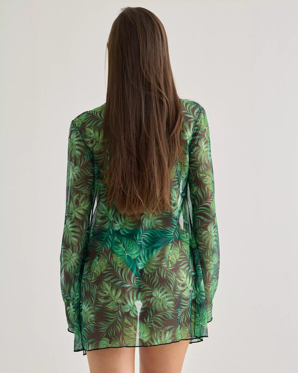 Tropic Long Sleeve Mesh Cardigan