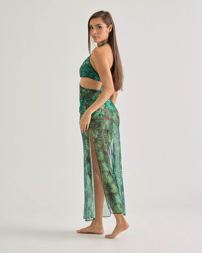 Tropic Halter Mesh Dress - segunda imagen