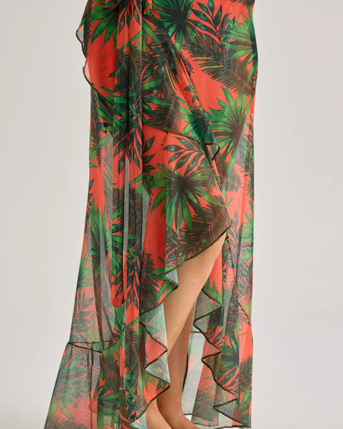 Bora Bora Printed Long Resort Skirt