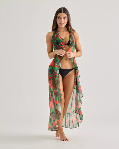 Bora Bora Printed Long Resort Skirt