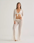 White Crochet Crop Top